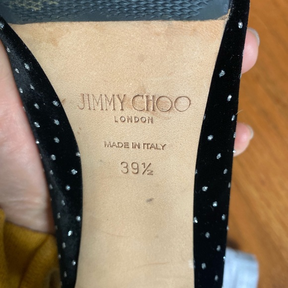 Jimmy Choo Black velvet shoe - Picture 2 of 2